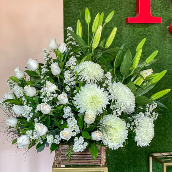Ofrenda fúnebre un frente